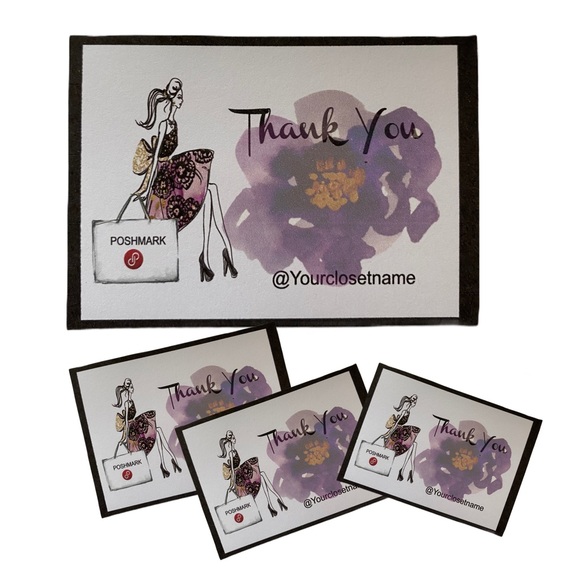 Thank You  Card    Ladies Fashion design - Picture 1 of 7